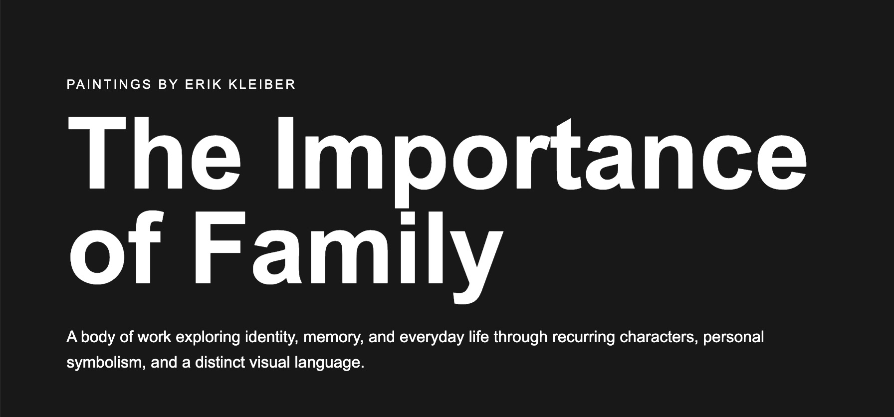 Erik Kleiber Fine Art Website Thumbnail